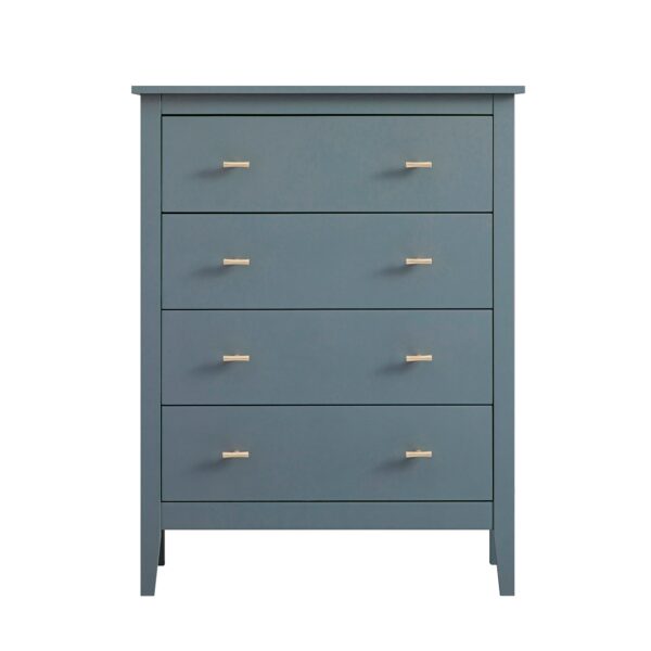 mironel Stormy Blue 4-Drawer Chest – Stylish Oakham Storage