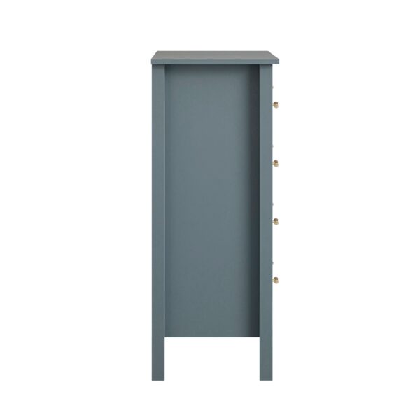 mironel Stormy Blue 4-Drawer Chest – Stylish Oakham Storage - Image 5