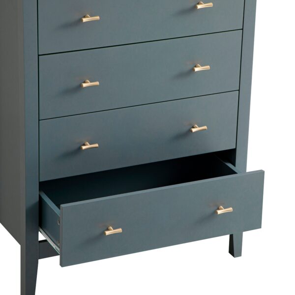 mironel Stormy Blue 4-Drawer Chest – Stylish Oakham Storage - Image 8