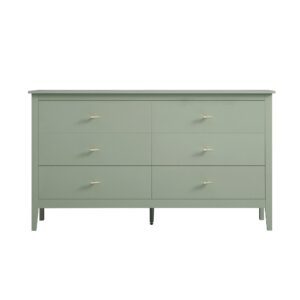 mironel Desert Sage 6-Drawer Chest – Oakham Elegant Storage Solution