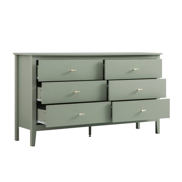 mironel Desert Sage 6-Drawer Chest – Oakham Elegant Storage Solution - Image 4