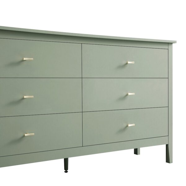 mironel Desert Sage 6-Drawer Chest – Oakham Elegant Storage Solution - Image 7
