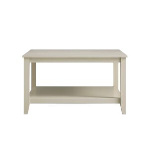 mironel Shaded White 80cm Square Coffee Table – Oakham Elegant Centerpiece