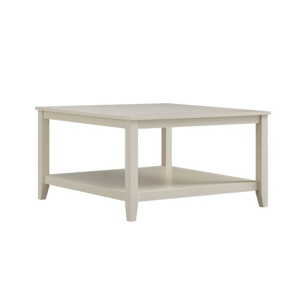 mironel Shaded White 80cm Square Coffee Table – Oakham Elegant Centerpiece - Image 2