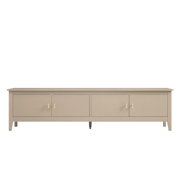 mironel Deep Greige 180cm Wide TV Unit – Oakham Stylish Entertainment Center