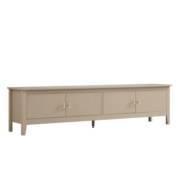 mironel Deep Greige 180cm Wide TV Unit – Oakham Stylish Entertainment Center - Image 2