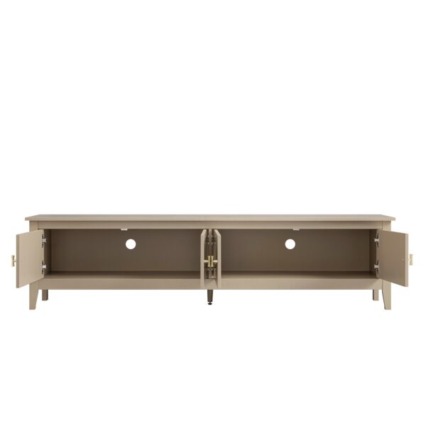 mironel Deep Greige 180cm Wide TV Unit – Oakham Stylish Entertainment Center - Image 4