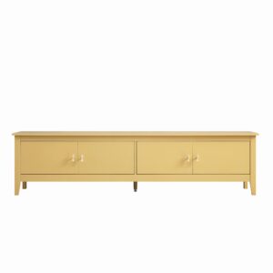 mironel Rattan Yellow 180cm Wide TV Unit – Oakham Entertainment Center