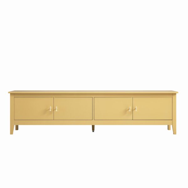 mironel Rattan Yellow 180cm Wide TV Unit – Oakham Entertainment Center