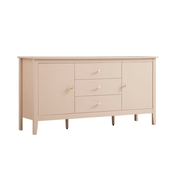 mironel Nude Pink Wide Sideboard with Drawers – Oakham Elegant Storage Solution - Image 2