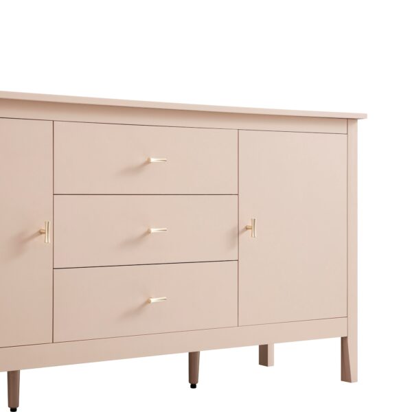 mironel Nude Pink Wide Sideboard with Drawers – Oakham Elegant Storage Solution - Image 8
