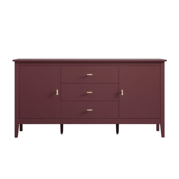 mironel Wild Cherry Wide Sideboard with Drawers – Oakham Stylish Storage Solution - Image 8
