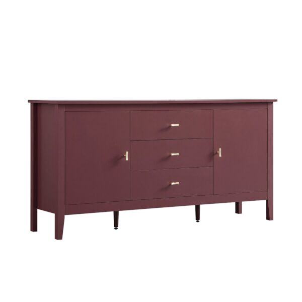 mironel Wild Cherry Wide Sideboard with Drawers – Oakham Stylish Storage Solution - Image 9
