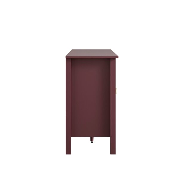 mironel Wild Cherry Wide Sideboard with Drawers – Oakham Stylish Storage Solution - Image 13
