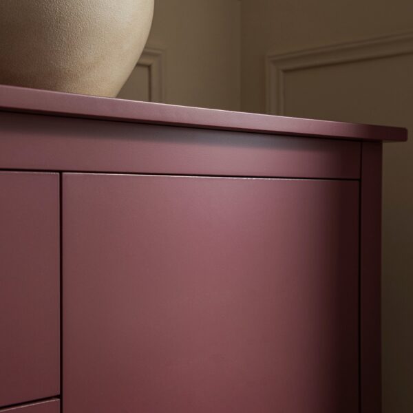 mironel Wild Cherry Wide Sideboard with Drawers – Oakham Stylish Storage Solution - Image 7