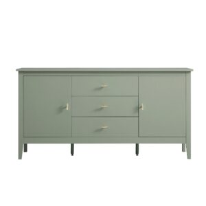 mironel Desert Sage Wide Sideboard with Drawers – Oakham Functional Storage
