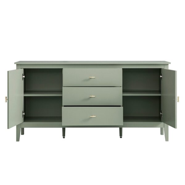 mironel Desert Sage Wide Sideboard with Drawers – Oakham Functional Storage - Image 4