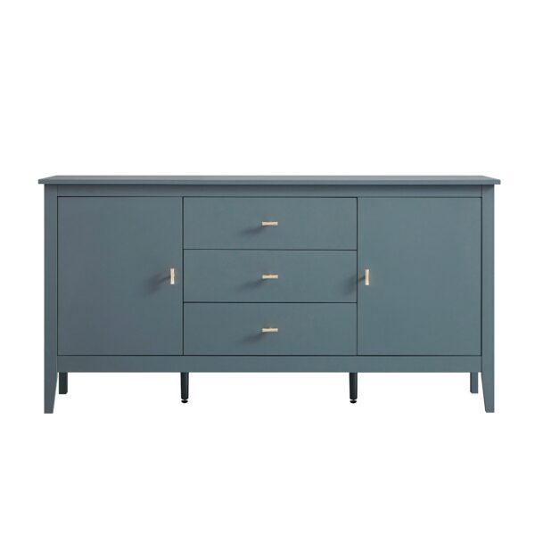 mironel Stormy Blue Wide Sideboard with Drawers – Oakham Modern Storage Solution - Image 9