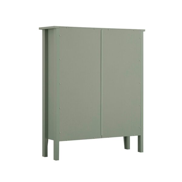 mironel Desert Sage 2-Tier Shoe Cabinet – Compact Oakham Organizer - Image 6