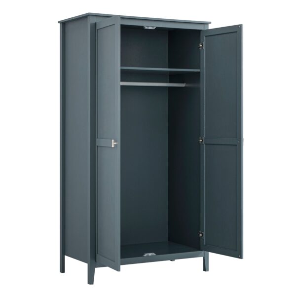 mironel Stormy Blue Double Wardrobe – Oakham Spacious Storage - Image 11