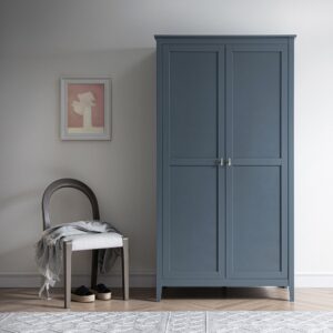 mironel Stormy Blue Double Wardrobe – Oakham Spacious Storage