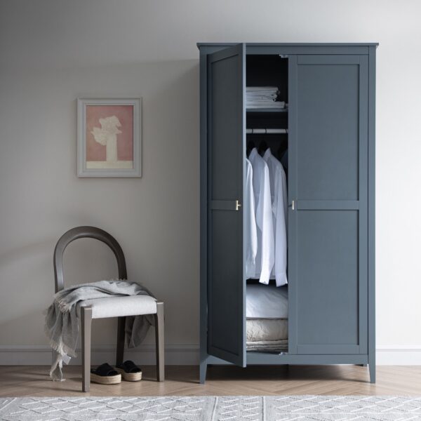 mironel Stormy Blue Double Wardrobe – Oakham Spacious Storage - Image 3