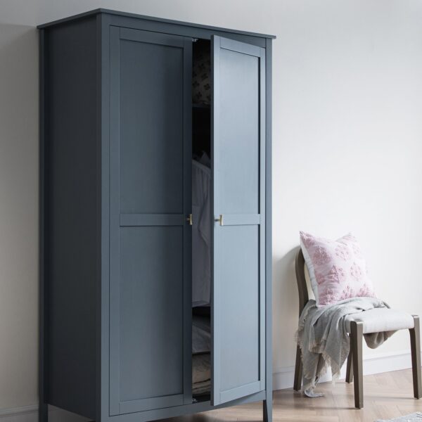 mironel Stormy Blue Double Wardrobe – Oakham Spacious Storage - Image 4